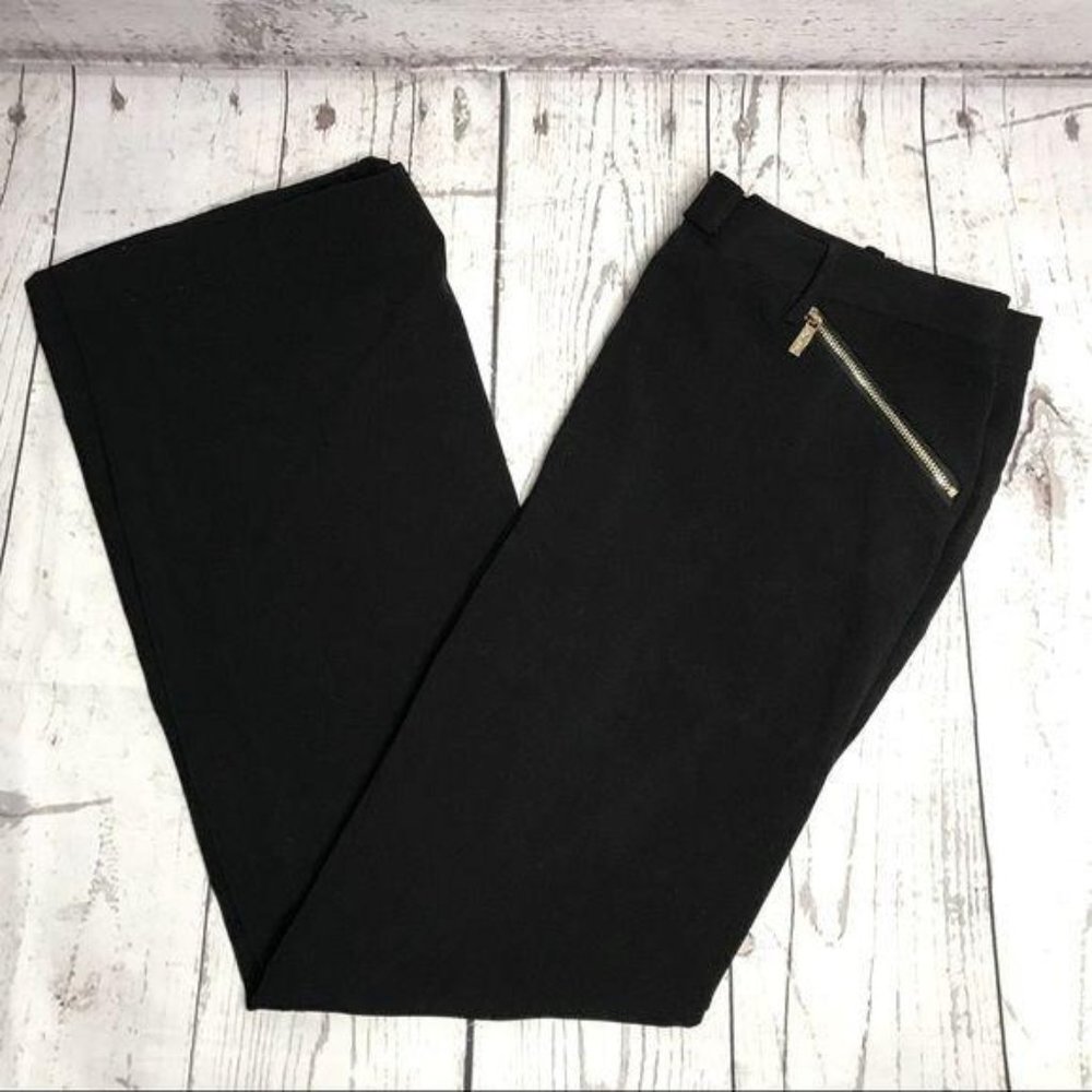 Calvin Klein Black & Gold Dress Pants Size 6 - Picture 2 of 9